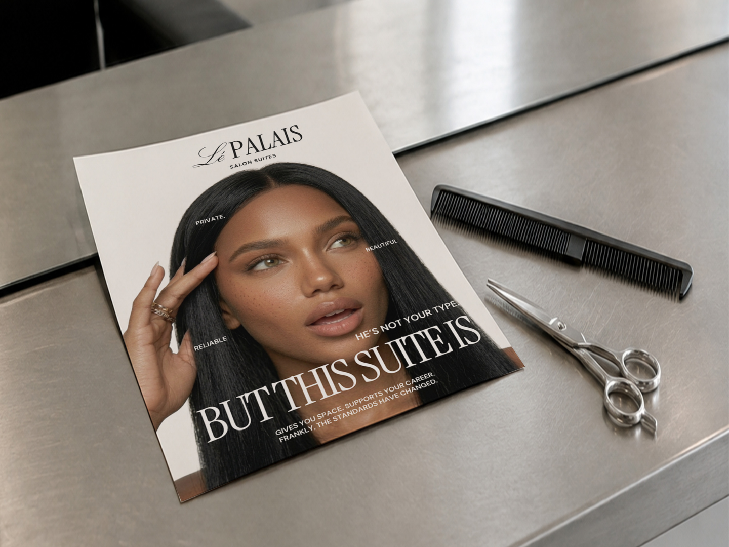 custom brand design Showit website designer creating an editorial website for a premium service provider.